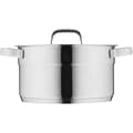 Miniatyrbild 4 av 4: Faitout WMF Compact Cuisine hög 24 cm med glaslock, faitout 5,6 l, polerat Cromargan rostfritt stål