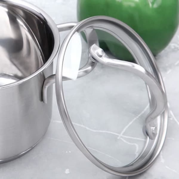 ZWILLING Pico - Kanna med glaslock (12 cm) - Rostfritt stål