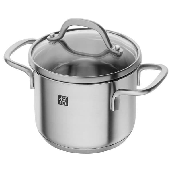 ZWILLING Pico - Kanna med glaslock (12 cm) - Rostfritt stål