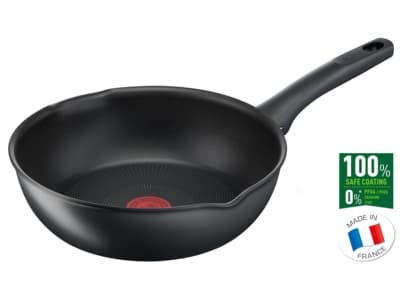 Tefal Ultimate G2687772, Rund, Wok-/stekepanne, Grå, Titan, 175 °C, Aluminium
