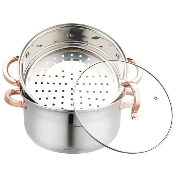 GARNEK PÅ ÅNG KLAUSBERG 3 DELAR 24cm KB-7734 ROSÉ GULD