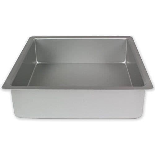 PME Square Cake Stand Anodiserad Aluminium Silver Aluminium 16 x 16 tum