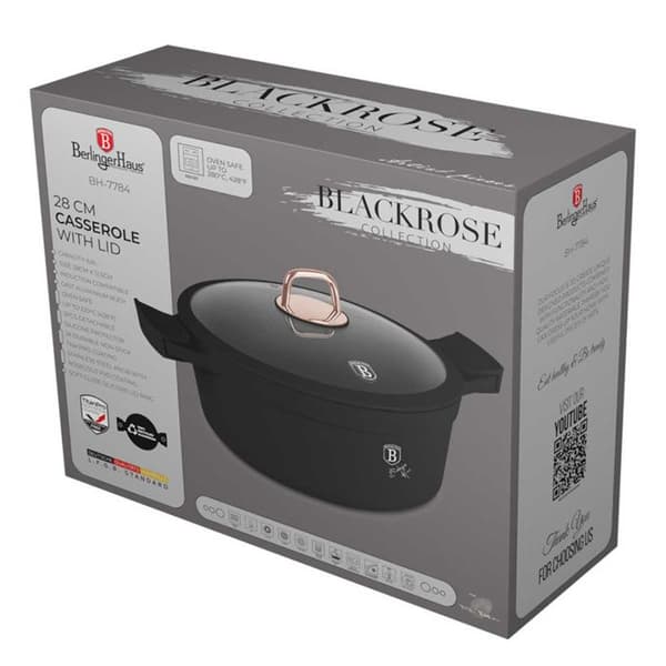 GARNEK I TITAN 28cm BERLINGER HAUS BH-7784 BLACK ROSE