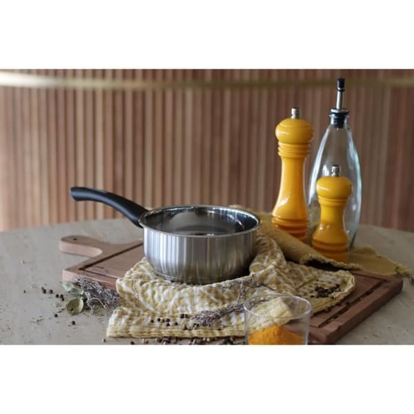 Gryde - MENASTYL - 6020240 - Rustfrit stål - 14 cm - Velegnet til alle varmekilder inklusive induktion