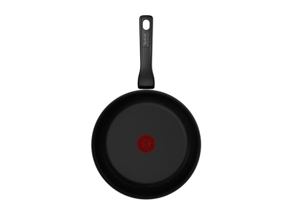 Tefal Renew Black C4320223, Pyöreä, Monikäyttöinen paistinpannu, Musta, Keraaminen, Alumiini, 1,24 L