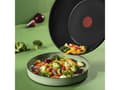 Miniatyrbilde 4 av 5: Tefal Renew Black C43219, Rund, Wok-/stekepanne, Sort, Keramisk, Aluminium, 3,683 l