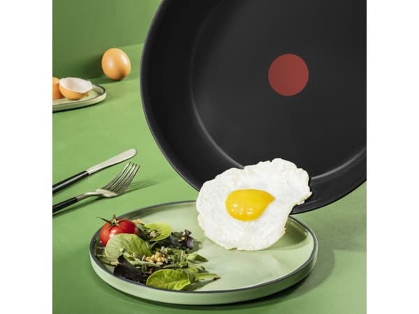 Tefal Renew Black C4323223, Pyöreä, Monikäyttöinen paistinpannu, Musta, Keraaminen, Alumiini, 3,24 L