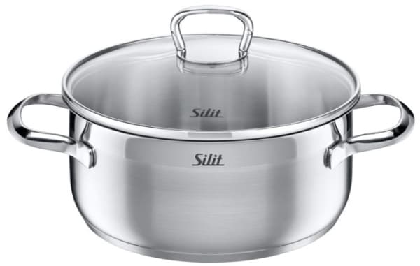 WMF Silit Toskana kattilasarja, Ruostumaton teräs, Ruostumaton teräs, Keraaminen, Kaasu, Halogeeni, Induktio, Lasi, 250 ° C