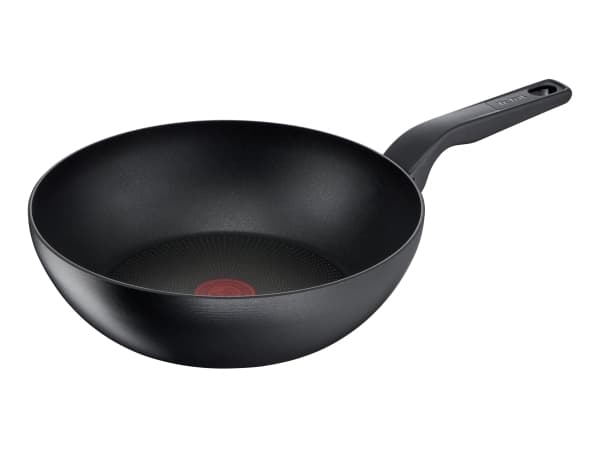 TEFAL Hard Titanium PRO G28919 Wokpfanne 28 cm G28919 - Rund - Wok-/Bratpfanne - Schwarz - Titan - 175 °C - Aluminium (2100123831)