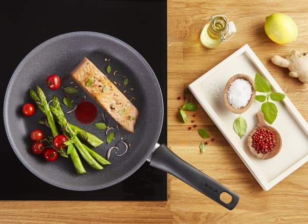 Tefal Healthy Chef G1500423, Pyöreä, Monikäyttöinen paistinpannu, Harmaa, 175 °C, Alumiini, Lämpöpiste