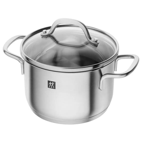 ZWILLING Pico - Kanna med glaslock (14 cm) - Rostfritt stål