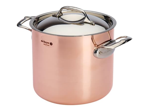 de Buyer PRIMA MATERA, Kupari, Ruostumaton teräs, Keraaminen, Kaasu, Induktio, Ranska, 21,3 cm, 230 mm