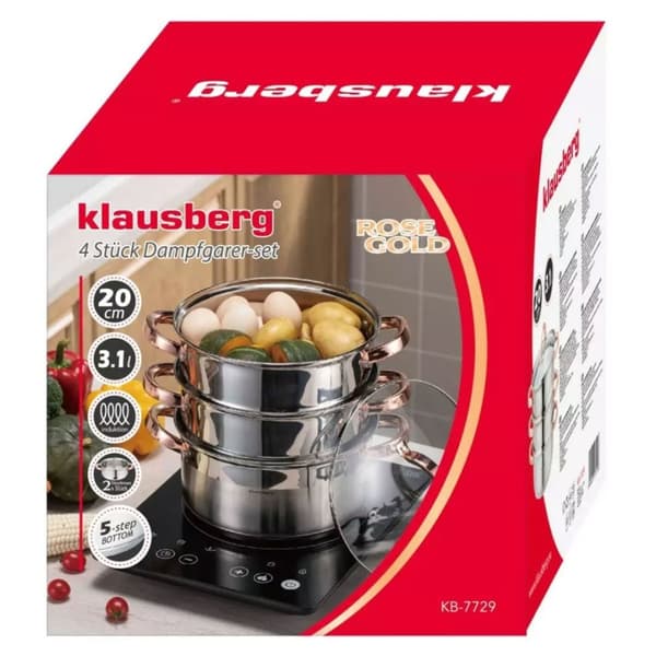 Klausberg Dampgryde 4 Stk. 20cm Kb-7729 Rosaguld Lumarko!