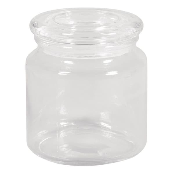 Glasbehållare med glaslock H 10,5 cm 580ml