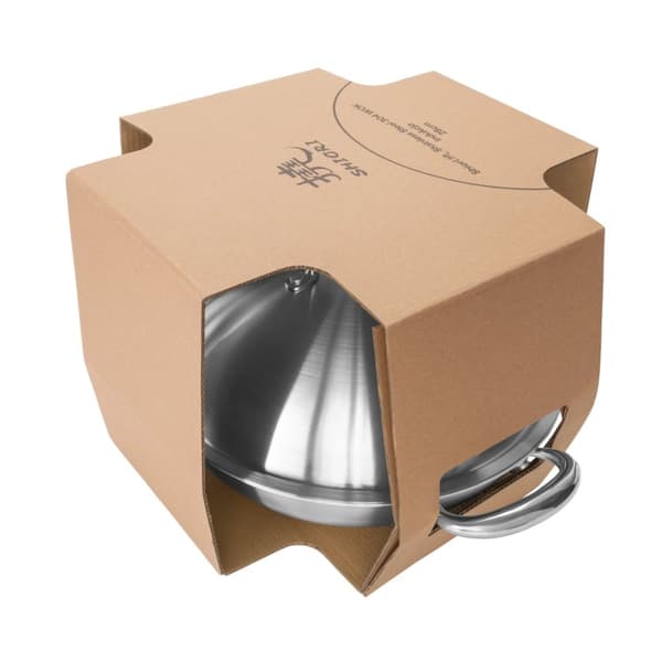 Shiori WOK-pande i rustfrit stål 304, 28 cm x 8,20 cm, induktion