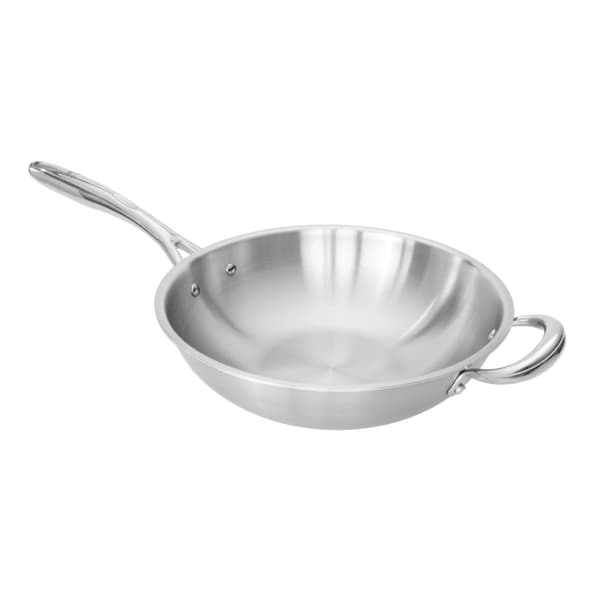 Shiori WOK-pande i rustfrit stål 304, 28 cm x 8,20 cm, induktion