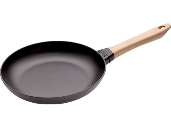 STAUB Stekpanna i gjutjärn med trähandtag 26 cm