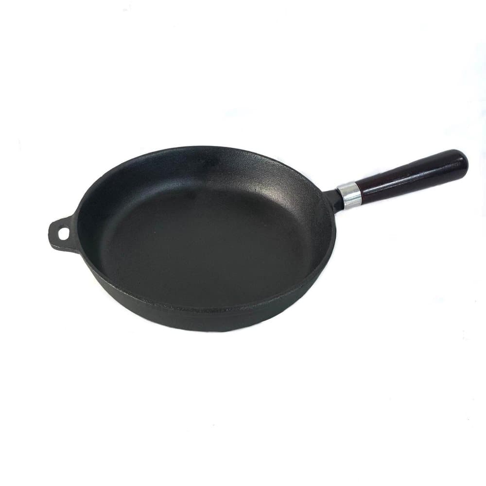 Stekpanna i gjutjärn svart 24 cm