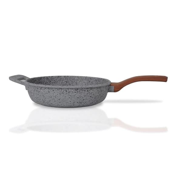 Pan granit PROMIS GRANITE dybbrunt håndtag 28 cm
