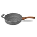 Miniatyrbillede 1 af 6: Pan granit PROMIS GRANITE dybbrunt håndtag 28 cm