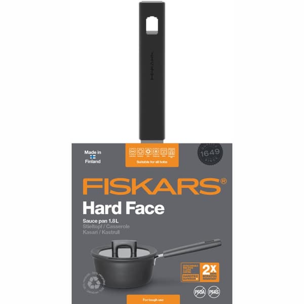 Fiskars Gryte 1,8 L / 18 cm hardt ansikt