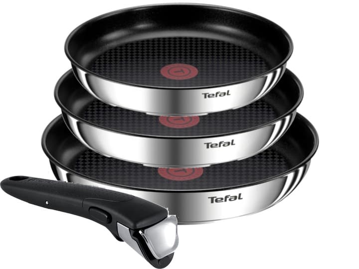 Stekpanna set 3 st - 22 24 28 cm TEFAL INGENIO INDUCTION