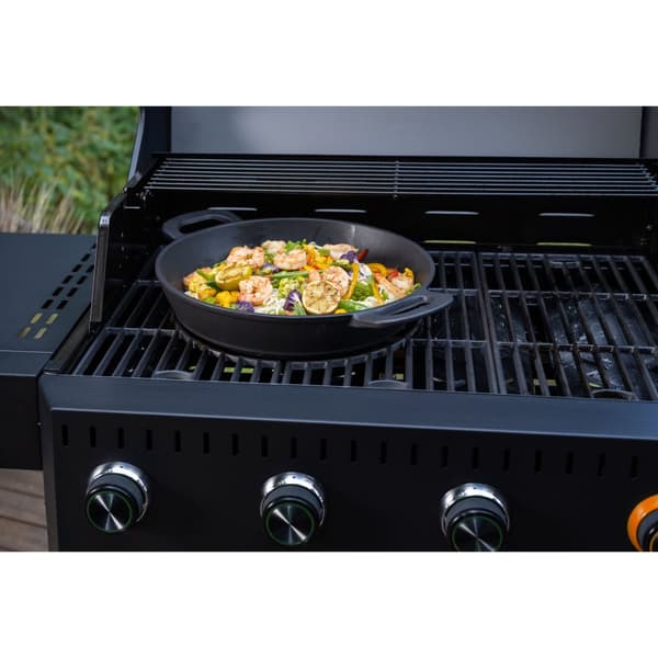 Mustang Wok i støbejern Multigrill 30 cm