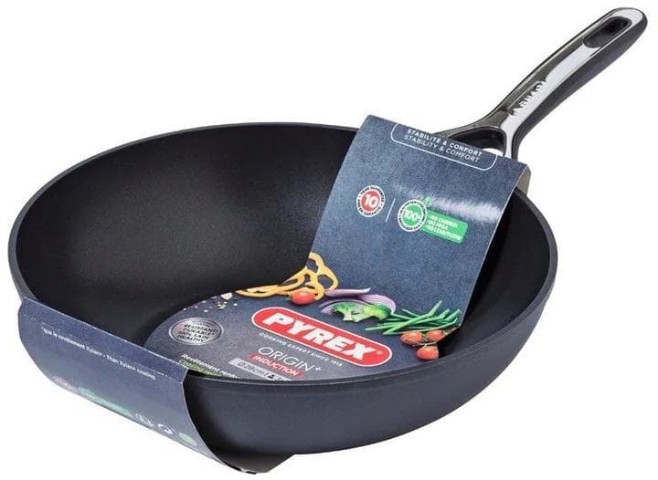 Non-stick WOK stekpanna Origin + Pyrex 28 cm