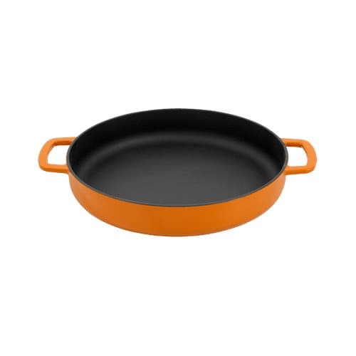Sous-Chef Stekpanna Dubbla handtag 28CM, orange