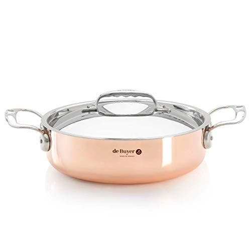 De Buyer Prima Matera Saucepot copper/steel low 24cm induction