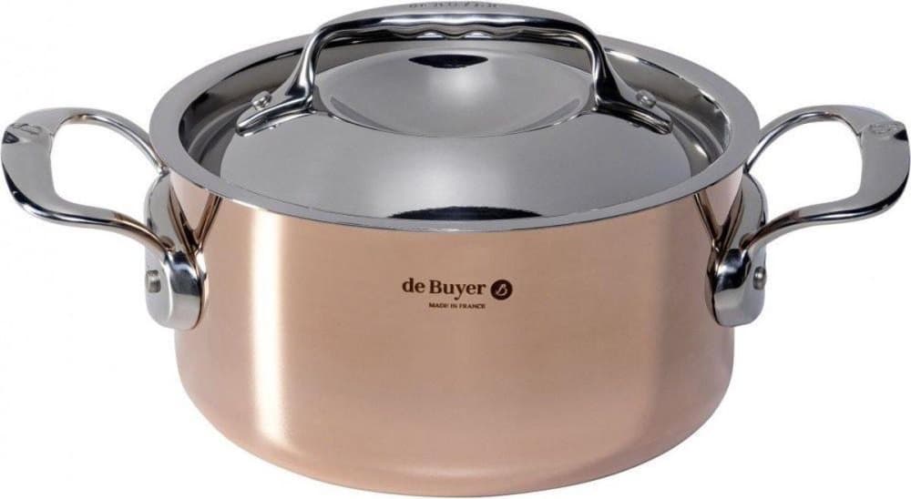 De Buyer Prima Matera Kastrull koppar/stål 16 cm induktion