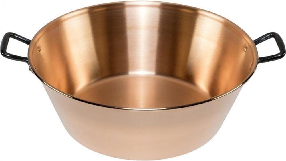 De Buyer incuivre Jam Pot Koppar slät 38cm 9 Liter