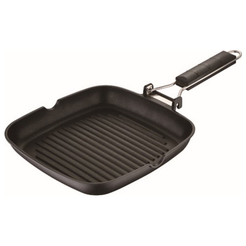 Barbecue Bergner Black Aluminium (24 x 24 x 3,7 cm)