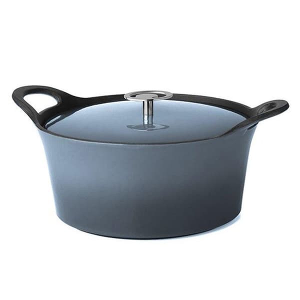 Cuisinox Volcan Støbejernsgryde 24 cm 3,4L Denim Blå/Emaljeret