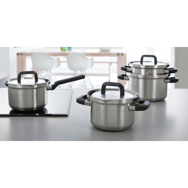 BK Flow Cool Pan Set 4-delt rustfrit stål