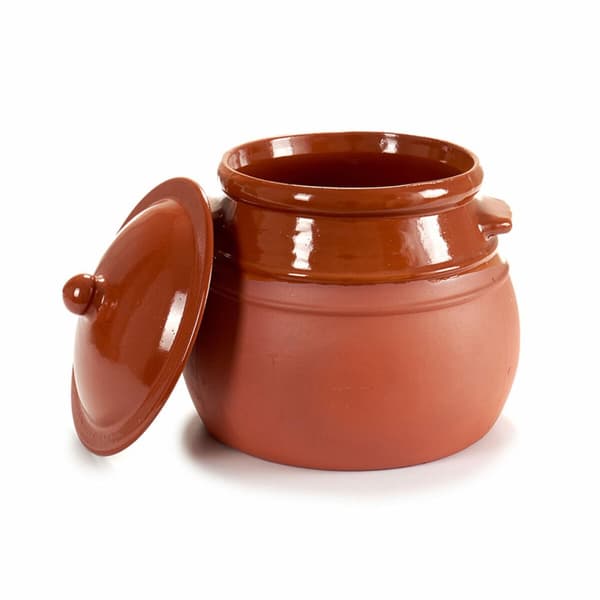 Gryta med lock Terrakotta 4,5 L 25 x 27 x 25 cm (2 antal)