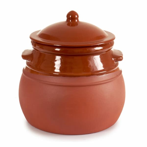 Gryta med lock Terrakotta 4,5 L 25 x 27 x 25 cm (2 antal)