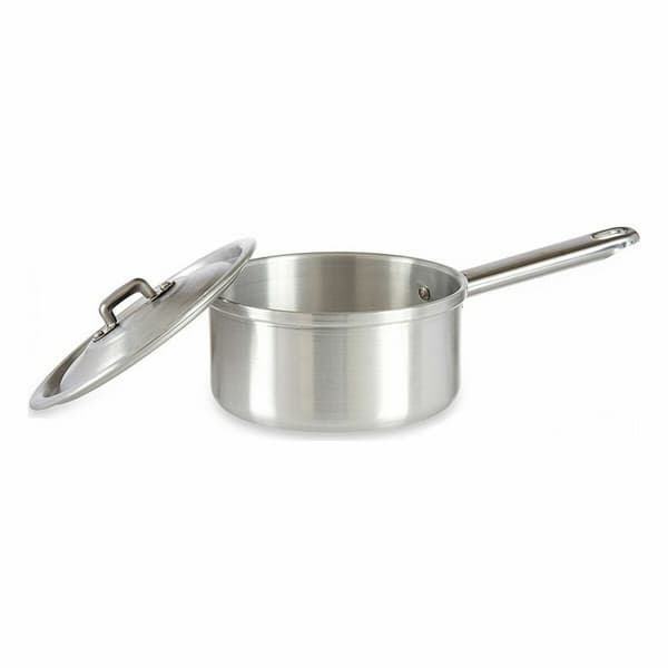 Kasserolle med låg Kinvara 100018 Sølvfarvet Aluminium Ø 14 cm 1 L (10 enheder)