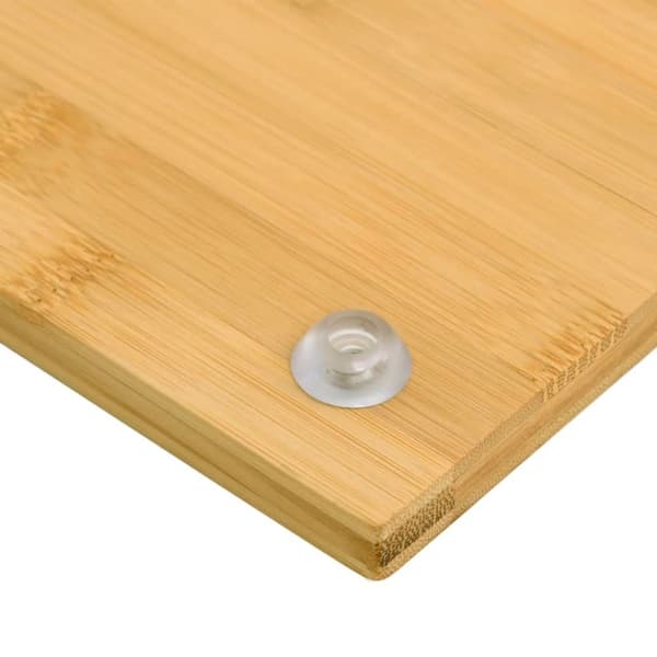 vidaXL kogepladelåg 2 stk. 50x56x1,5 cm bambus