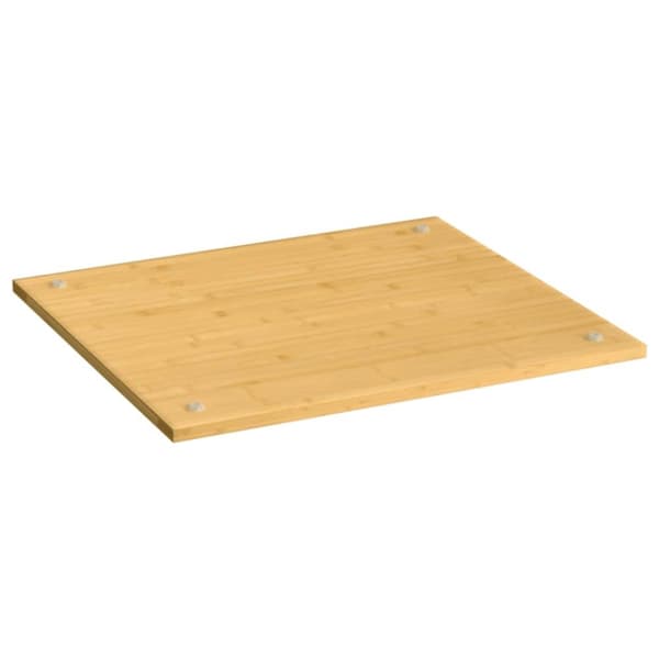 vidaXL kogepladelåg 2 stk. 50x56x1,5 cm bambus