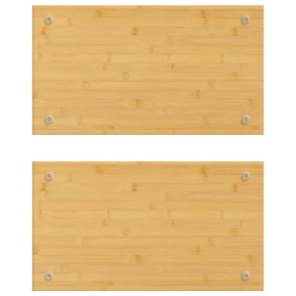 vidaXL Spisskydd 2 st 50x28x1,5 cm bambu