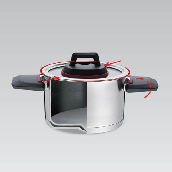 Maestro MR-3530-20 Gryta med fällbara handtag 3,2 l