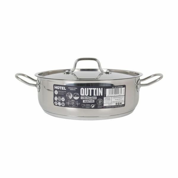 Gryde Med Låg Quttin Hotel Stål Ø 26 x 9 cm (4 enheder)