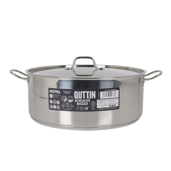 Gryde Med Låg Quttin Aluminium 36 x 14 cm (2 enheder)