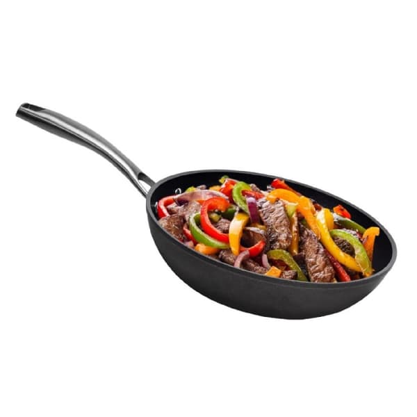 Cecotec 24 cm frying pan made of forged aluminium, with 3.4 mm induction base and non-stick coating for maximum durability, Eterna™, 100% PFOA-free.