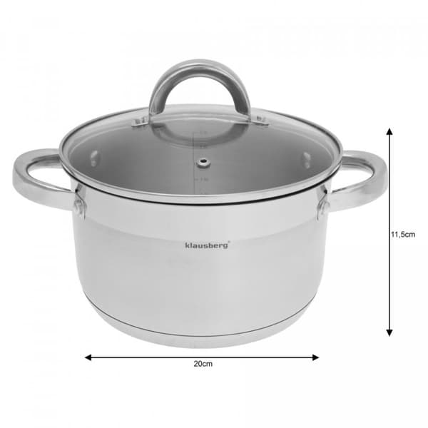 KANNA 3,5L 20cm KLAUSBERG KB-7124