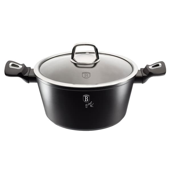 POT 4.1L 24CM BERLINGER HAUS SORT S?LV [BH-1852]