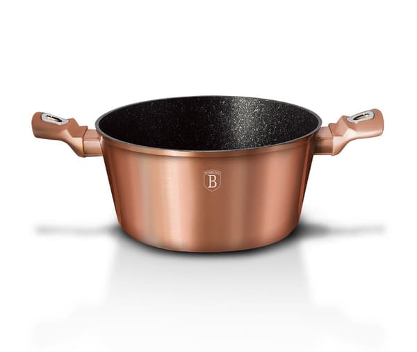KRYTA 4,5L 24CM BERLINGER HAUS METALLIC LINE ROSE GOLD BH-1515-N