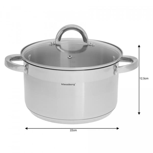 GRYDE 4,6L 22CM KLAUSBERG KB-7125