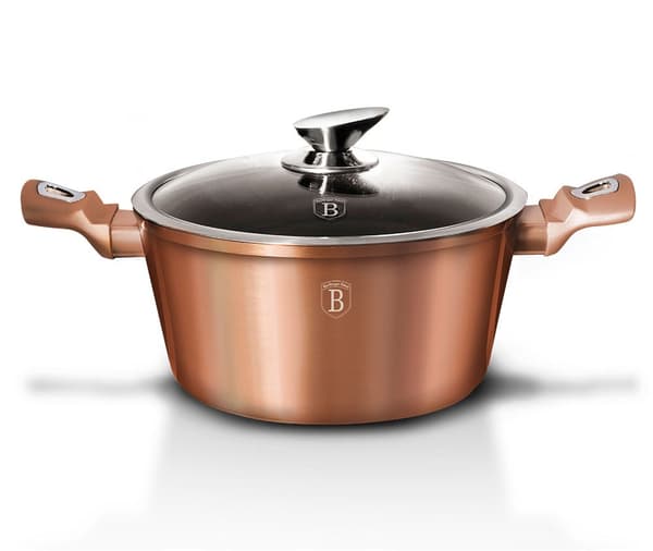 GRYDE 6,5L 28CM BERLINGER HAUS METALLIC ROSE GOLDBH-1516-N